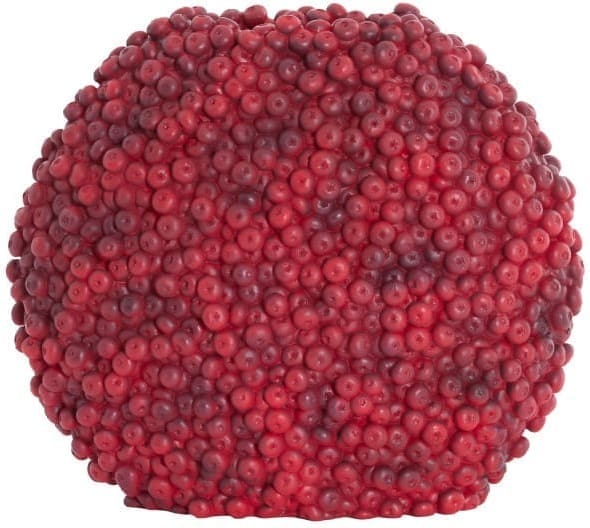 Light & Living Vaas Berries - bordeaux Rood Vaas