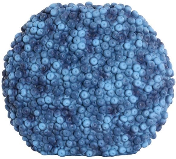 Light & Living Vaas Berries - donker blauw Blauw Vaas