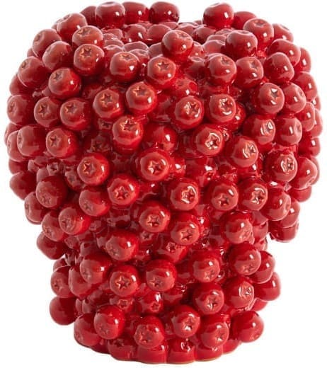 Light & Living Vaas Berries - keramiek rood Rood Vaas