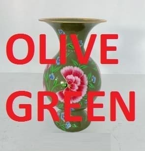Light & Living Vaas Bolulla - glans olijf groen Groen Vaas