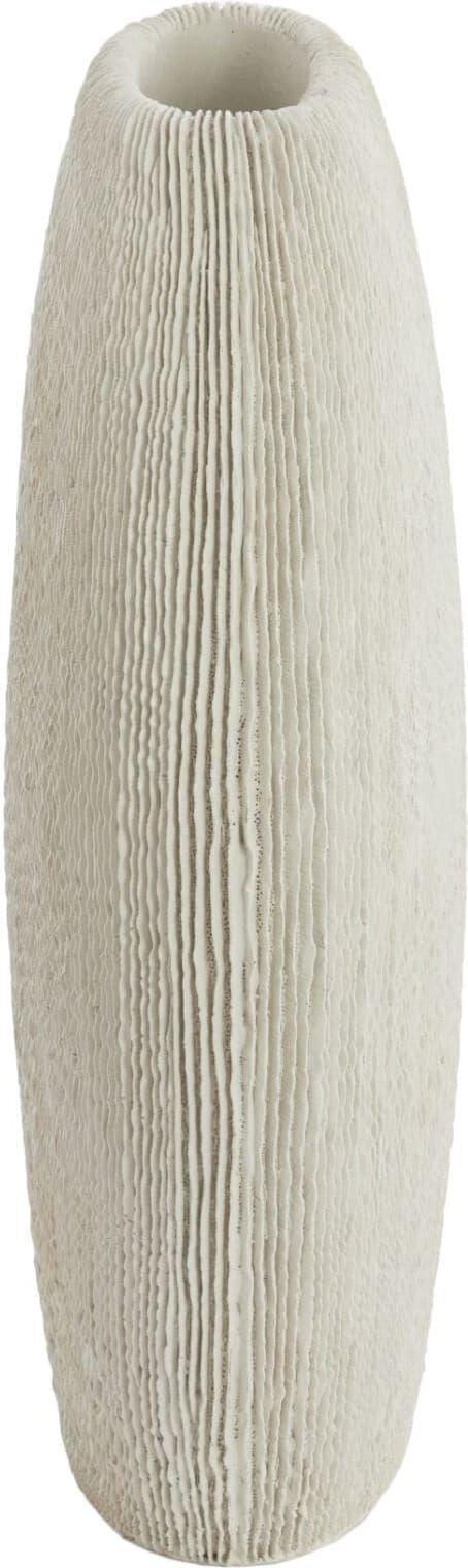 Light & Living Vaas Bubio - crème Wit Vaas