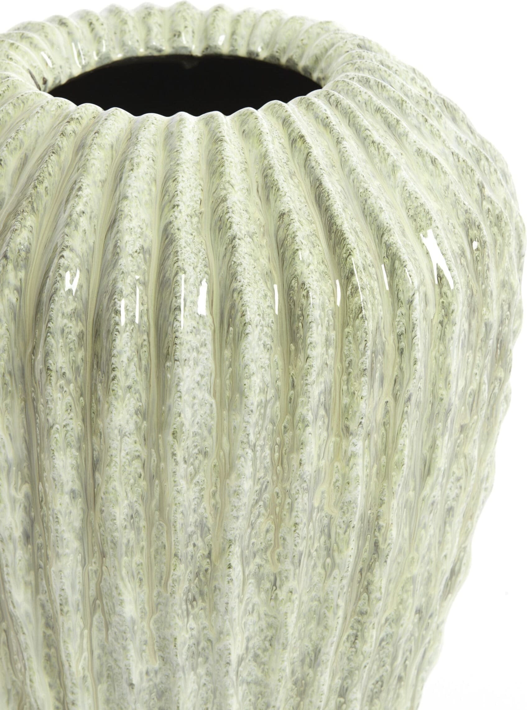 Light & Living Vaas Cacti - glans mint groen Groen Vaas