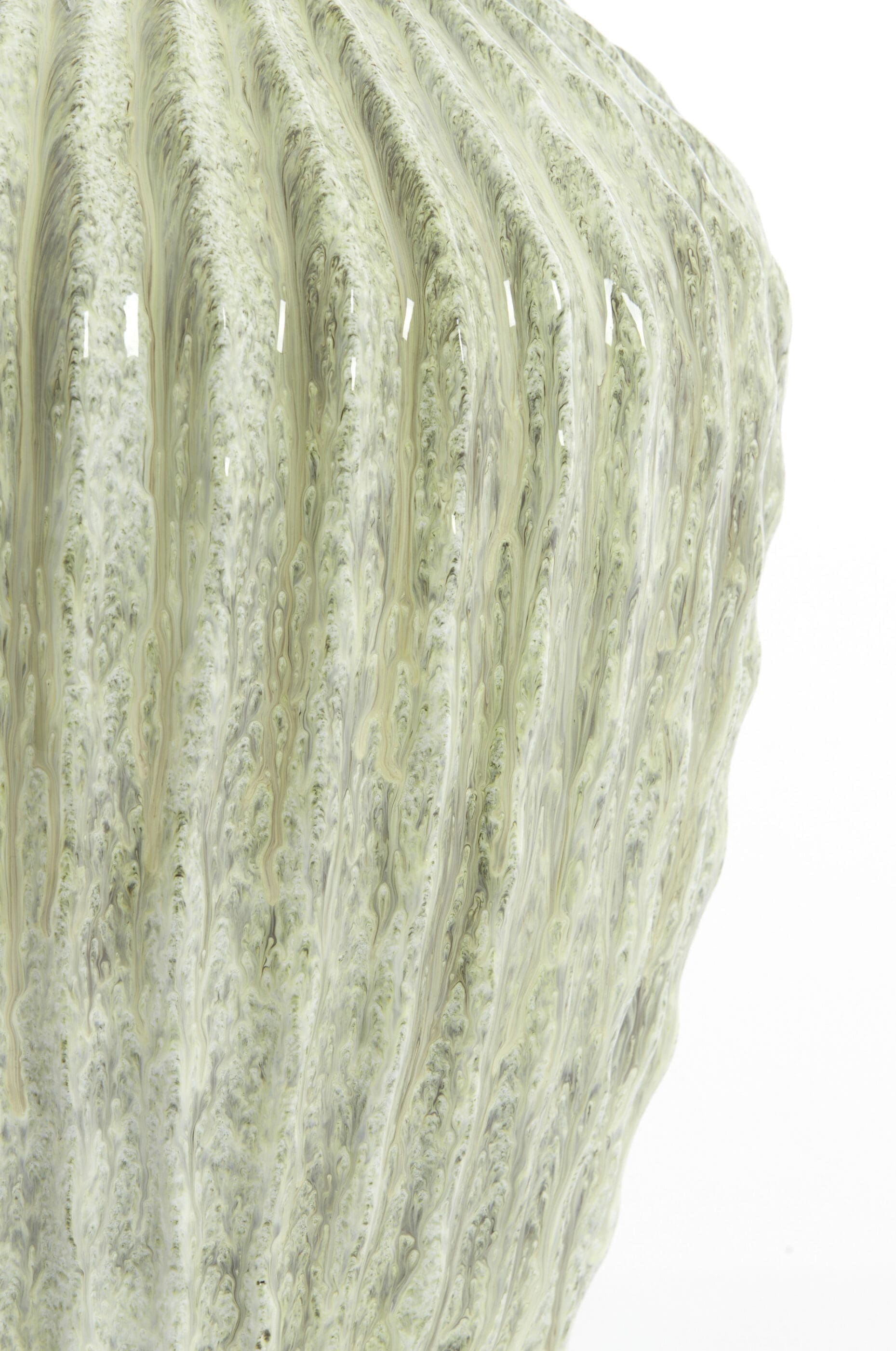 Light & Living Vaas Cacti - glans mint groen Groen Vaas