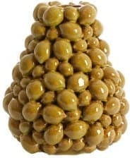 Light & Living Vaas Citrus - keramiek bruin-groen Bruin Vaas