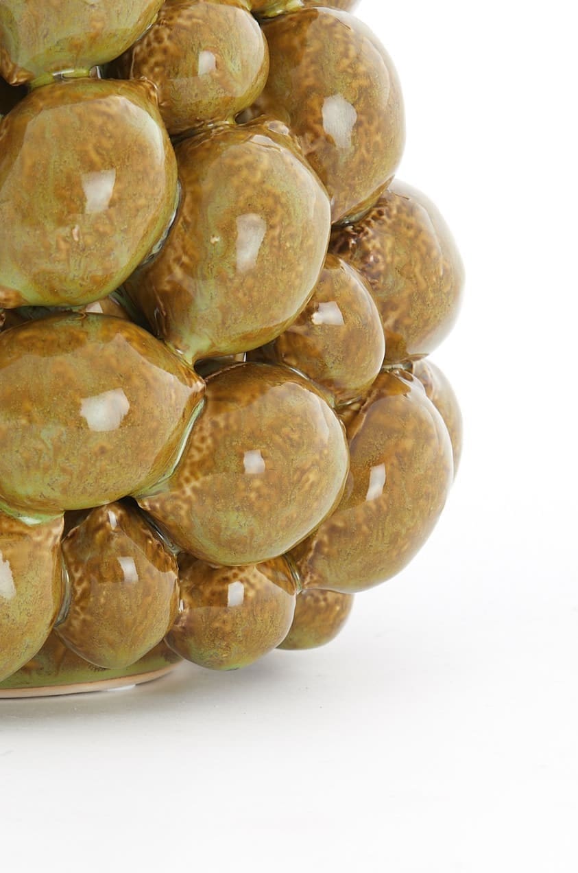 Light & Living Vaas Citrus - keramiek bruin-groen Bruin Vaas