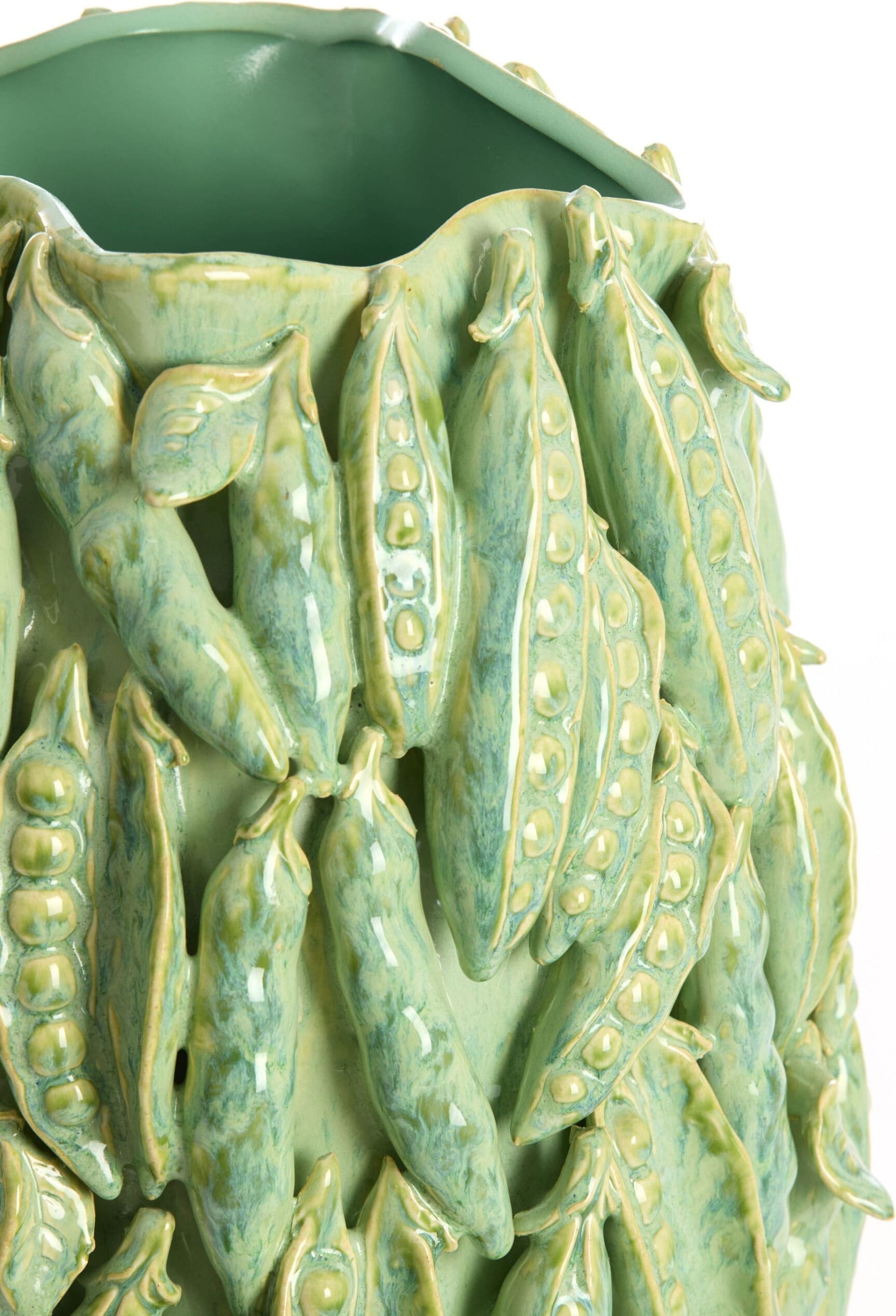 Light & Living Vaas Faba - keramiek mint groen Groen Vaas