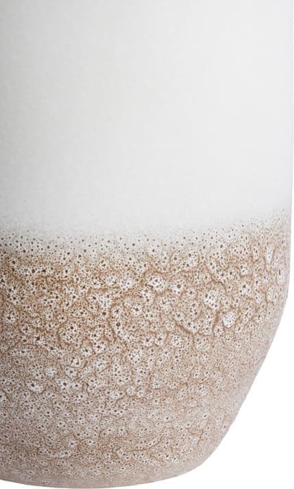 Light & Living Vaas Isaura - keramiek crème+bruin Wit Vaas