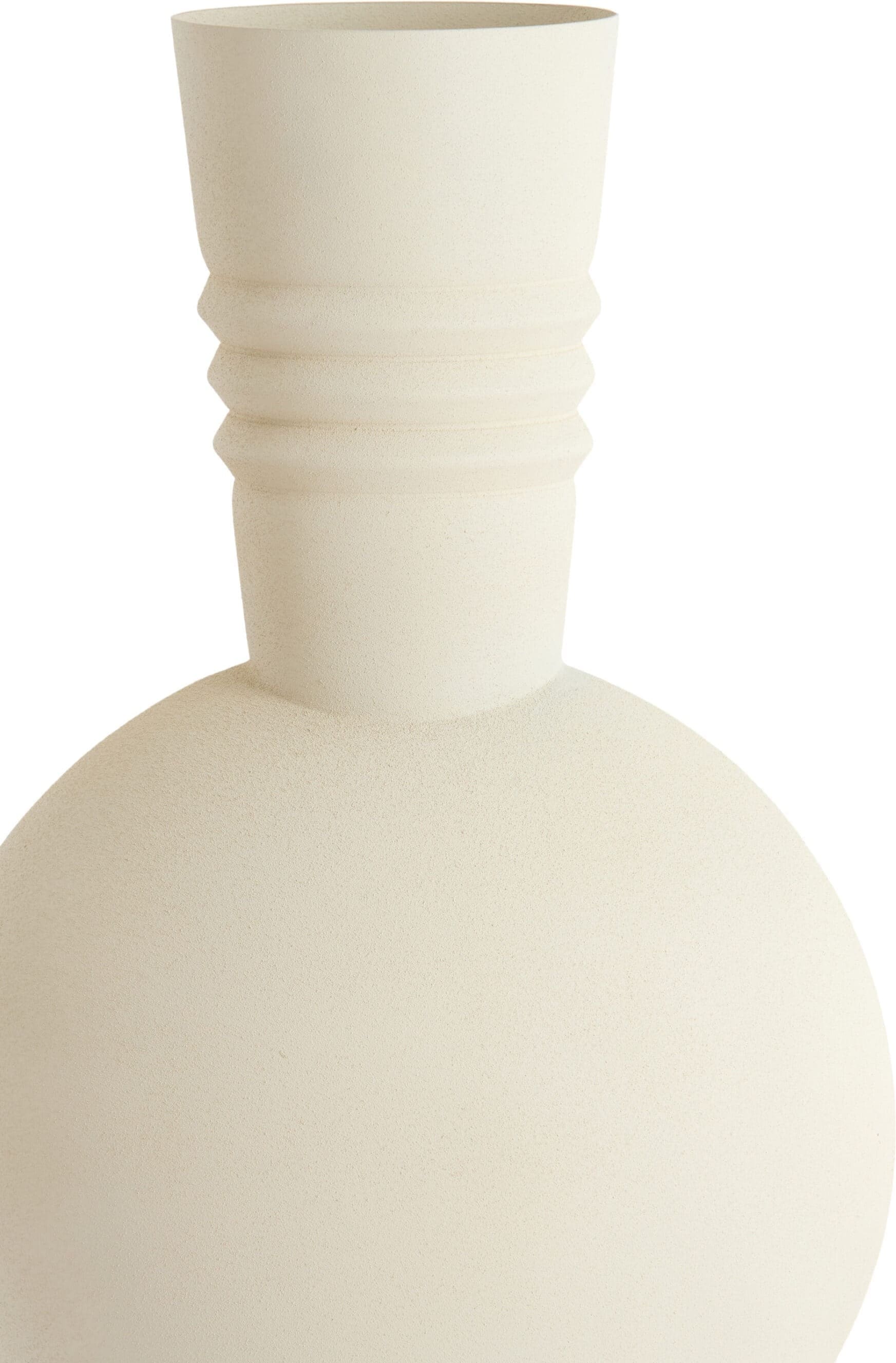 Light & Living Vaas Kavansi - mat crème Wit Vaas