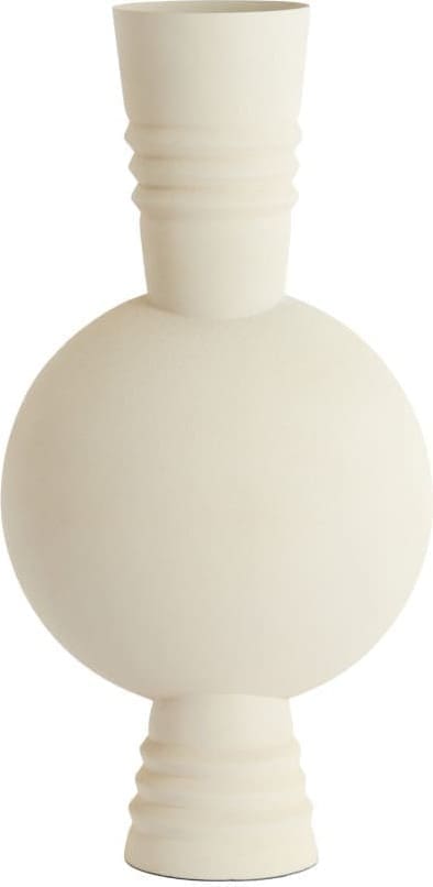Light & Living Vaas Kavansi - mat crème Wit Vaas