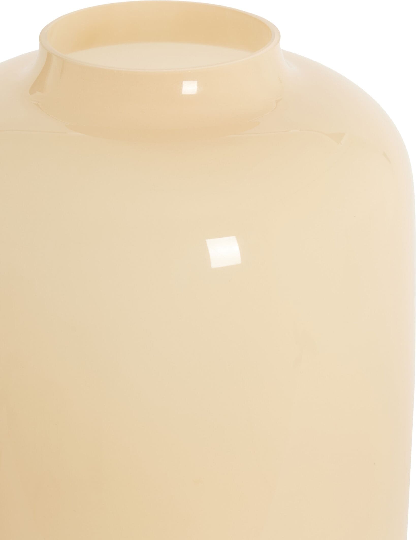 Light & Living Vaas Kobala - glas crème Wit Vaas
