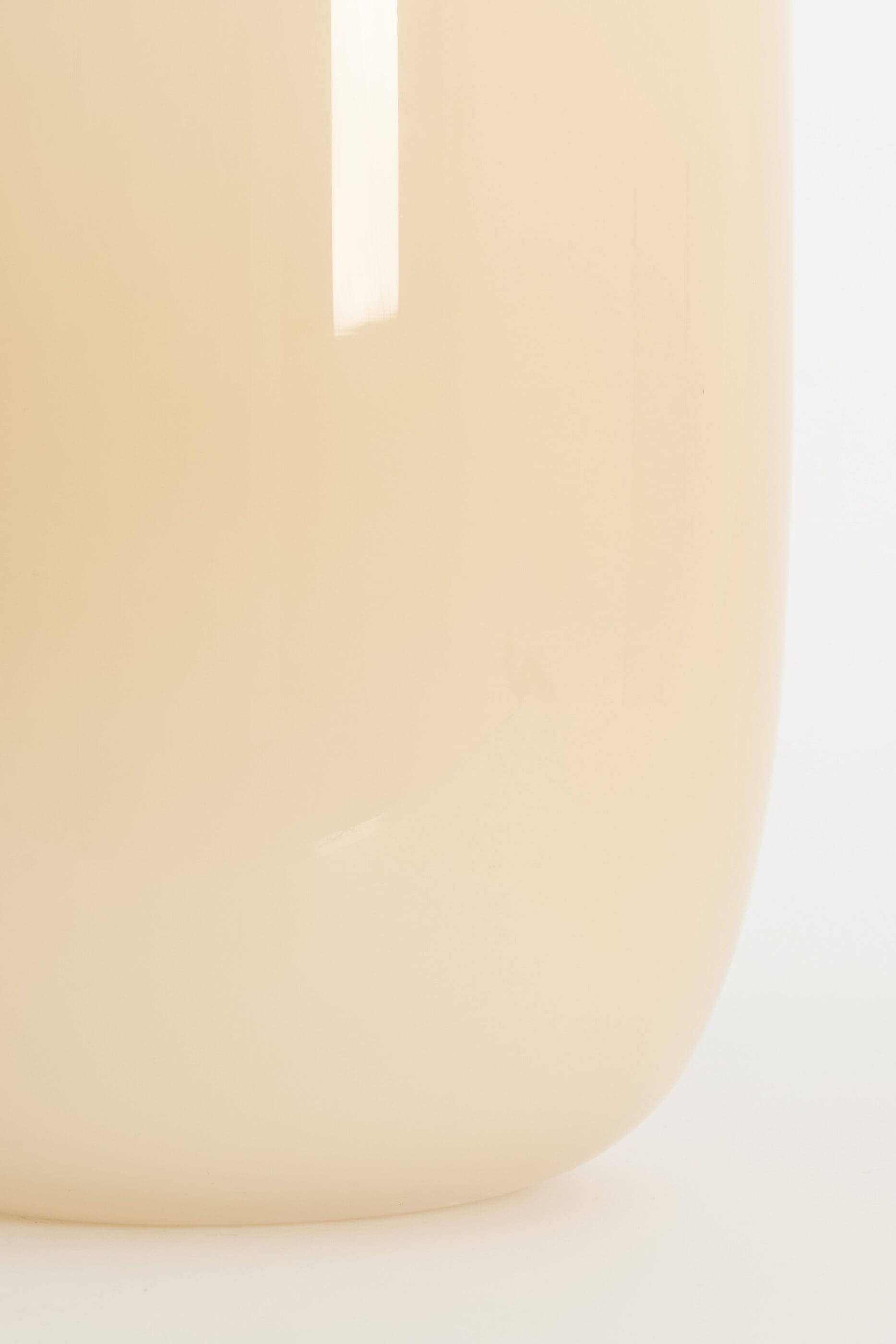 Light & Living Vaas Kobala - glas crème Wit Vaas