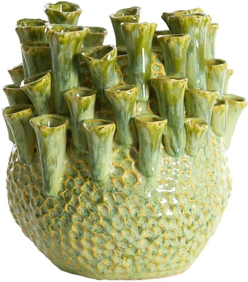 Light & Living Vaas Kyral - keramiek mint groen Groen Vaas
