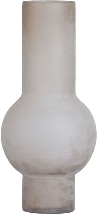 Light & Living Vaas Lazaro - glas mat licht bruin Bruin Vaas