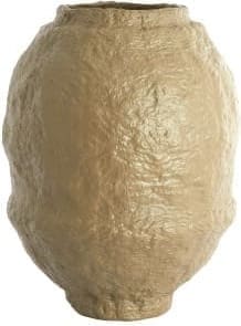 Light & Living Vaas Leano - mat taupe Bruin Vaas