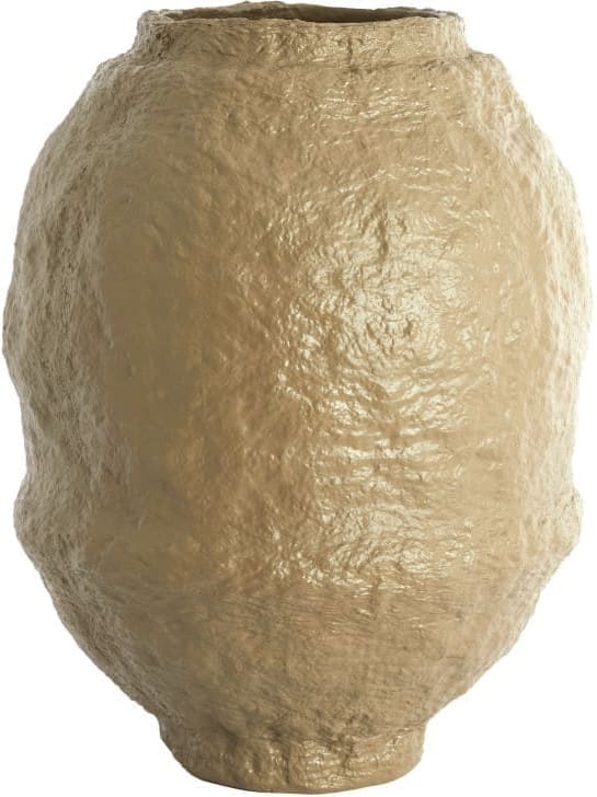 Light & Living Vaas Leano - mat taupe Bruin Vaas