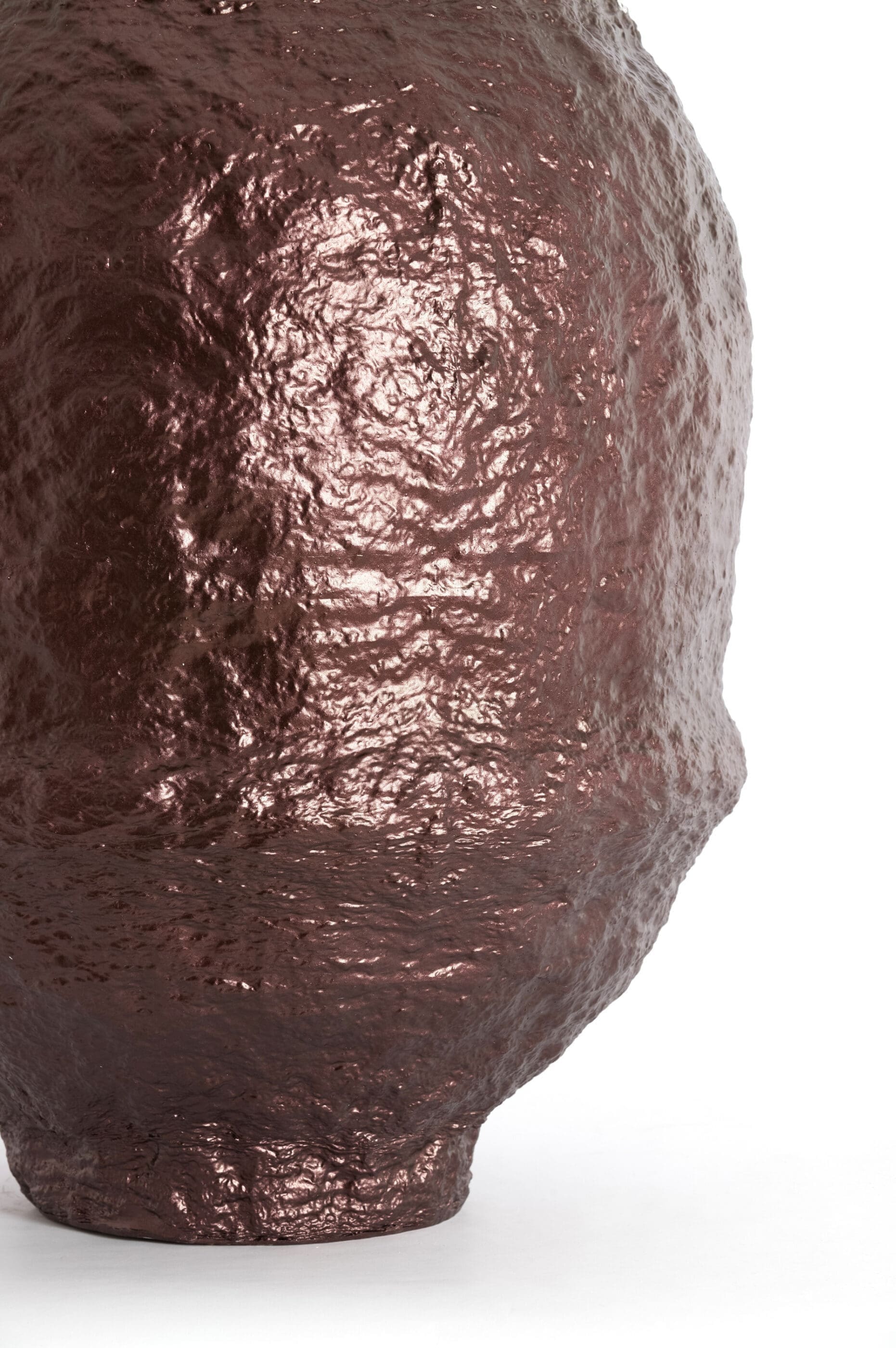 Light & Living Vaas Leano - metallic aubergine Paars Vaas