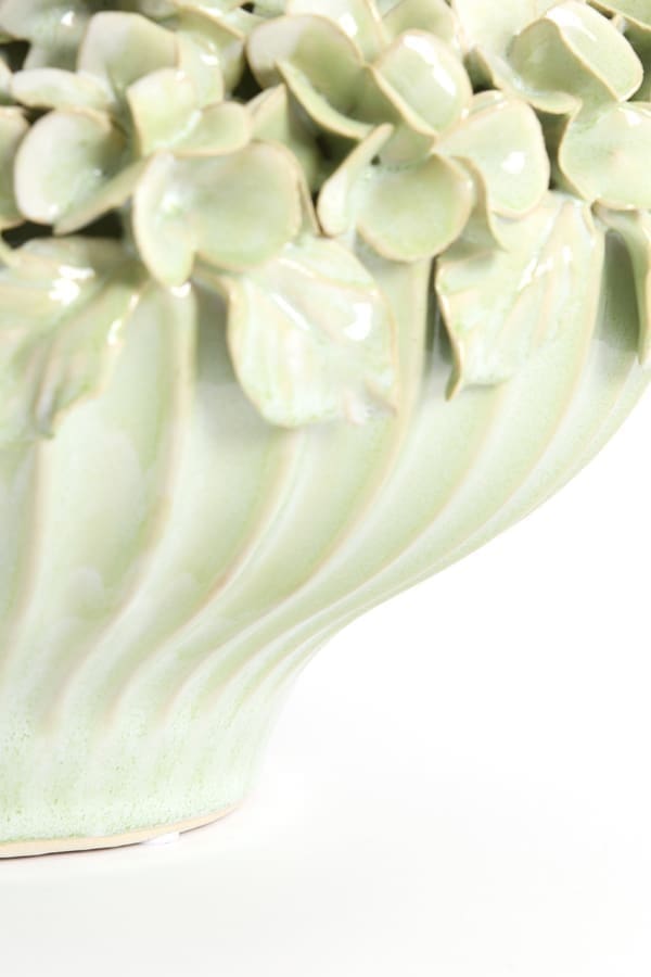 Light & Living Vaas Lirien - keramiek mint groen Groen Vaas
