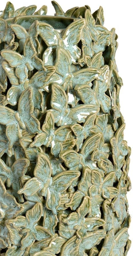 Light & Living Vaas Mariposa - keramiek mint groen Groen Vaas