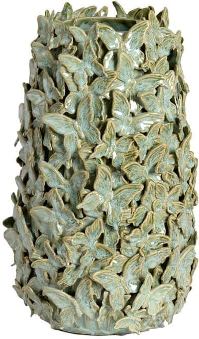 Light & Living Vaas Mariposa - keramiek mint groen Groen Vaas
