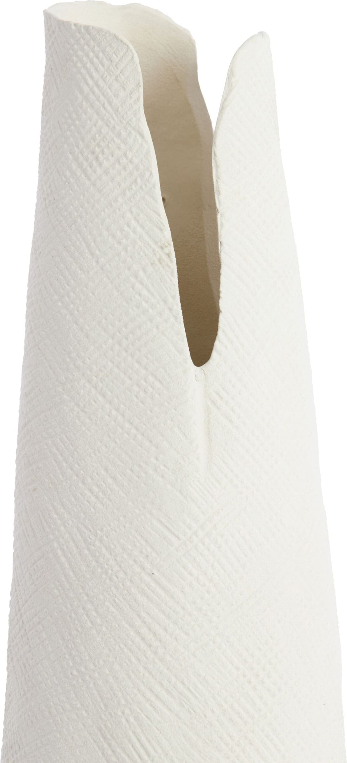 Light & Living Vaas Mesa - keramiek crème Wit Vaas