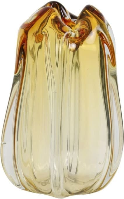 Light & Living Vaas Murela - glas amber Oranje Vaas