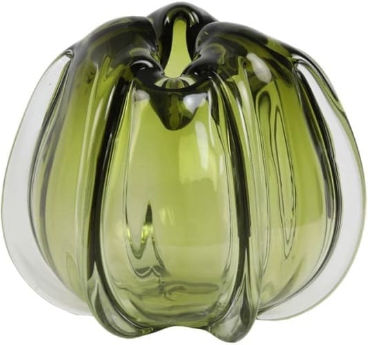 Light & Living Vaas Murela - glas olijf groen Groen Vaas