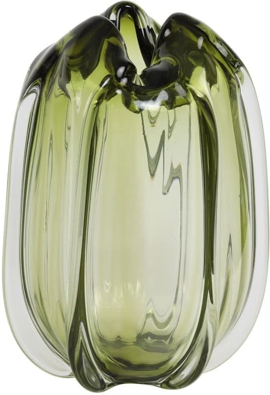 Light & Living Vaas Murela - glas olijf groen Groen Vaas