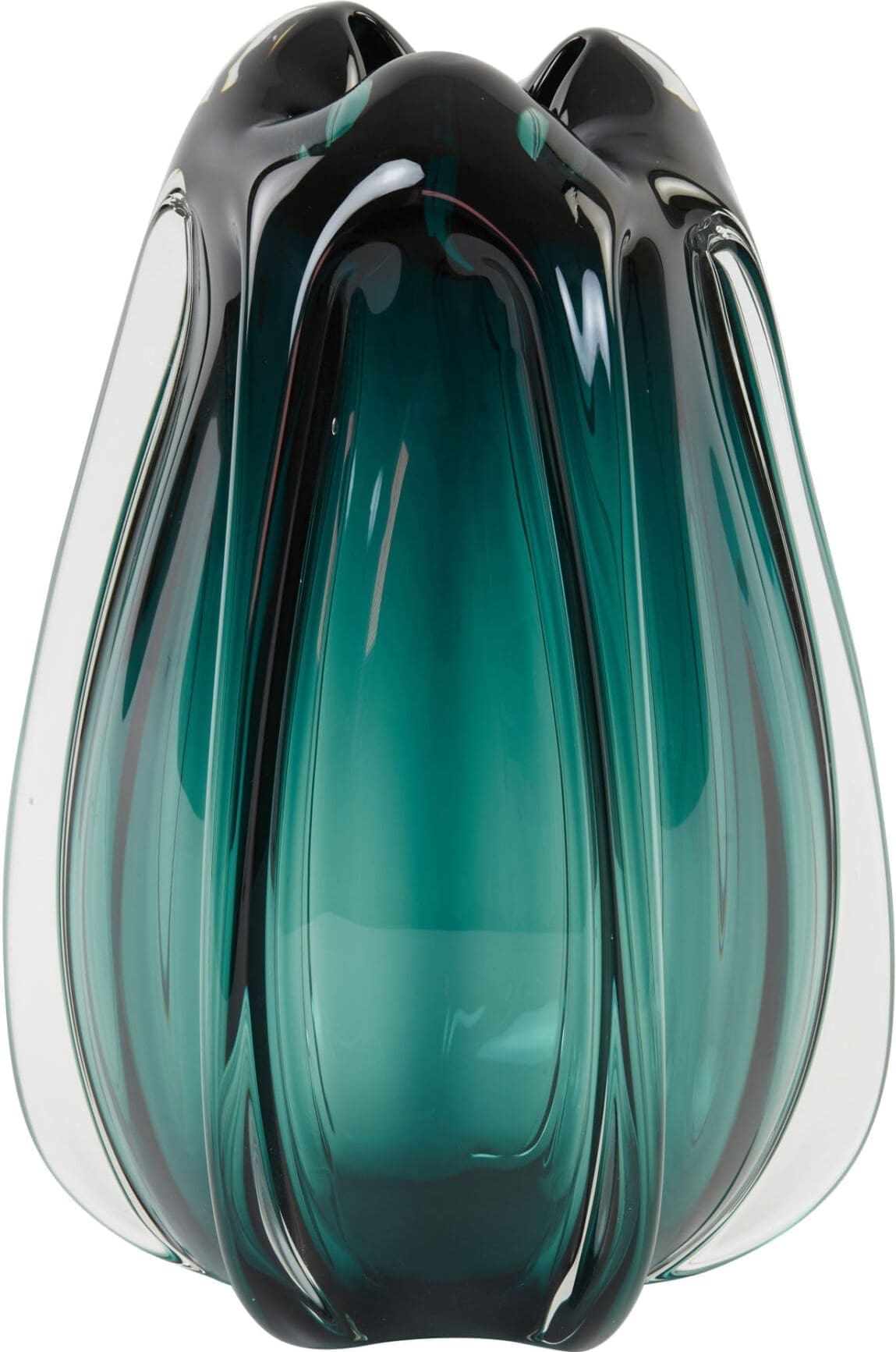 Light & Living Vaas Murela - glas turquoise Blauw Vaas
