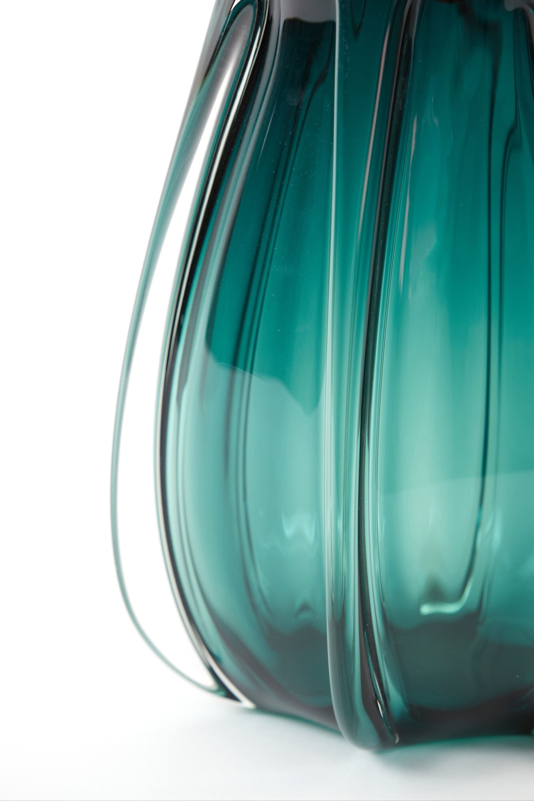 Light & Living Vaas Murela - glas turquoise Blauw Vaas