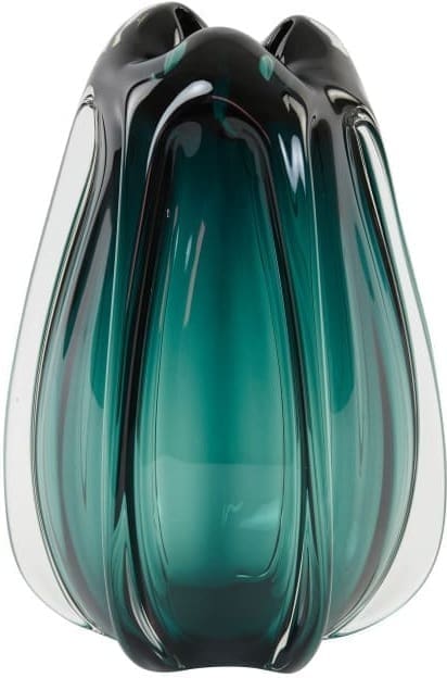 Light & Living Vaas Murela - glas turquoise Blauw Vaas