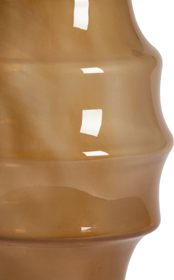 Light & Living Vaas Nayoro - glas glans amber Bruin Vaas
