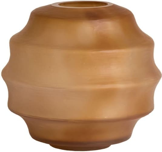 Light & Living Vaas Nayoro - glas mat amber Bruin Vaas