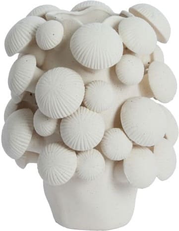 Light & Living Vaas Plentzia - mat crème Wit Vaas