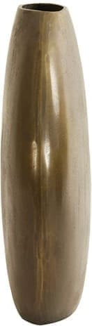 Light & Living Vaas Positano - ovaal plat antiek brons Brons Vaas