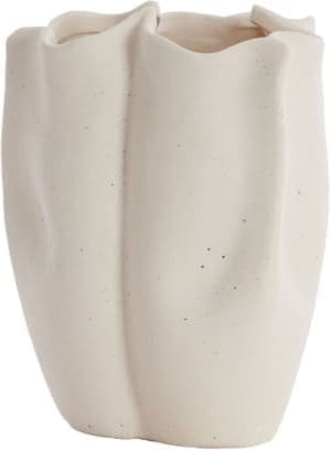 Light & Living Vaas Sanguli - keramiek crème Wit Vaas
