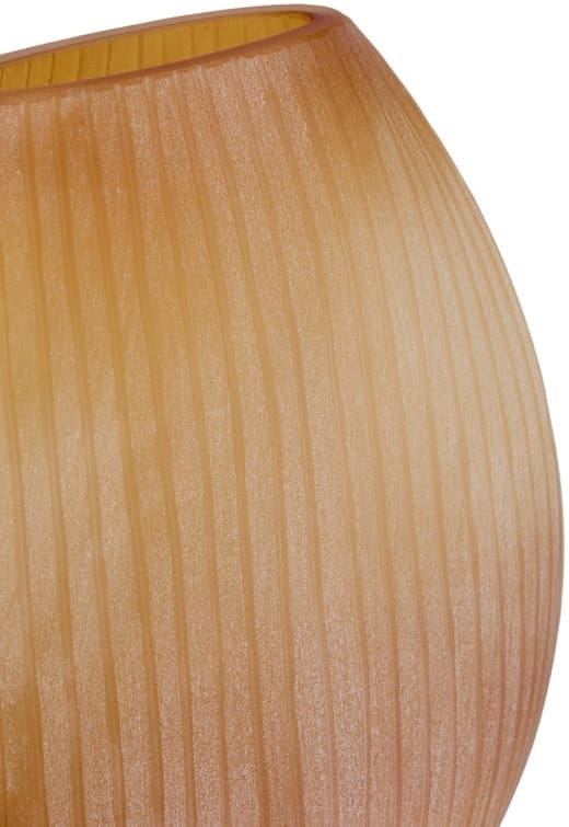 Light & Living Vaas Santino - glas mat amber Oranje Vaas