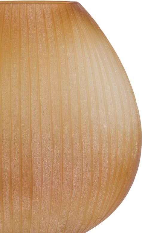 Light & Living Vaas Santino - glas mat amber Oranje Vaas