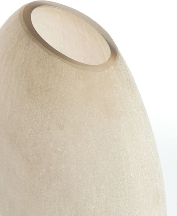 Light & Living Vaas Santino - glas mat licht bruin Bruin Vaas