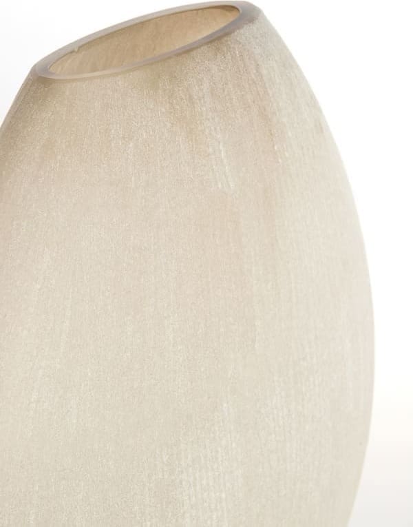 Light & Living Vaas Santino - glas mat licht bruin Bruin Vaas