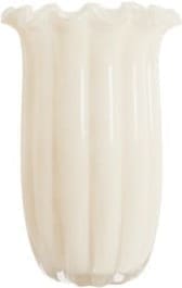 Light & Living Vaas Sedona - glas crème Wit Vaas