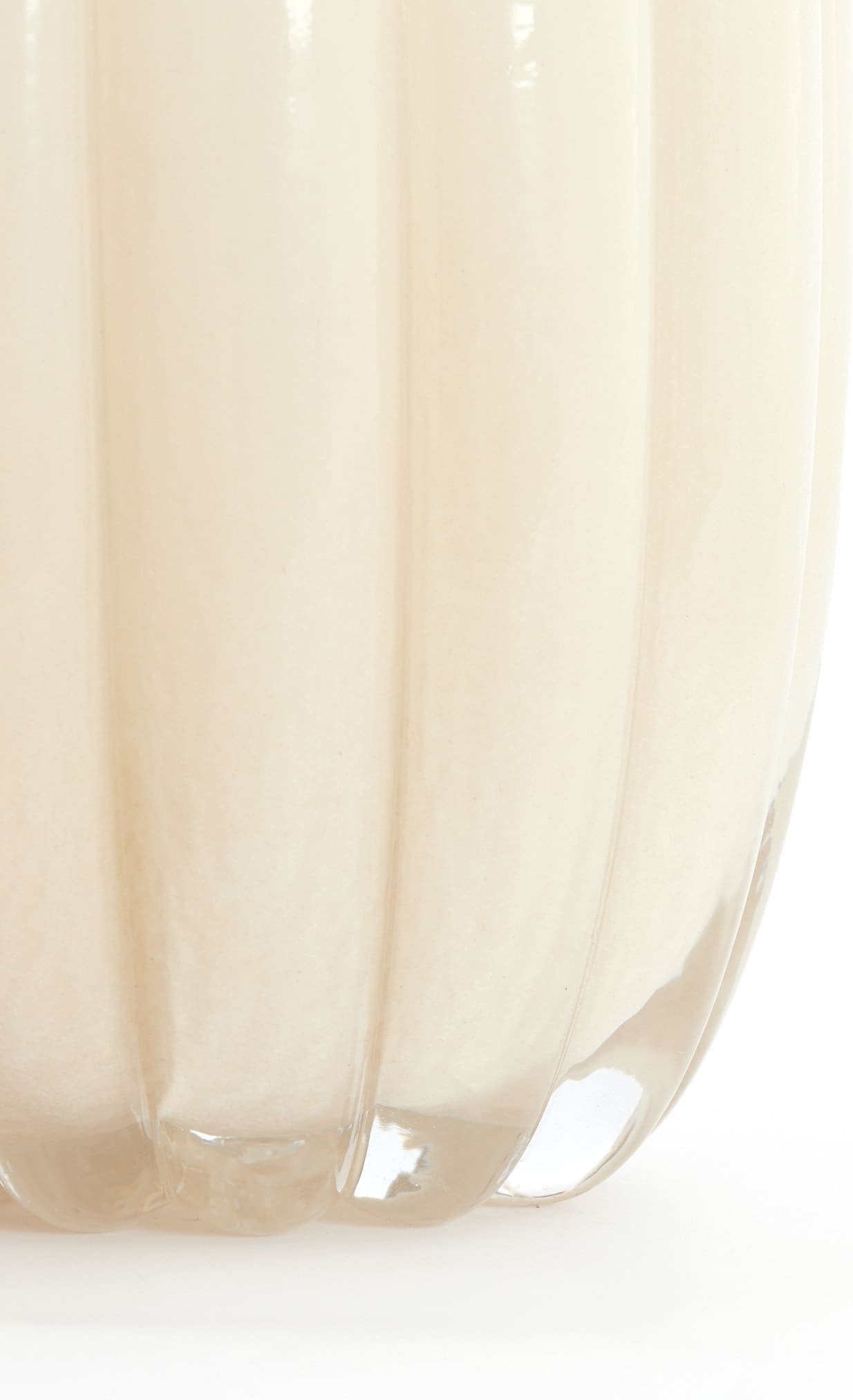 Light & Living Vaas Sedona - glas crème Wit Vaas