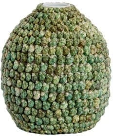 Light & Living Vaas Shell - groen Groen Vaas