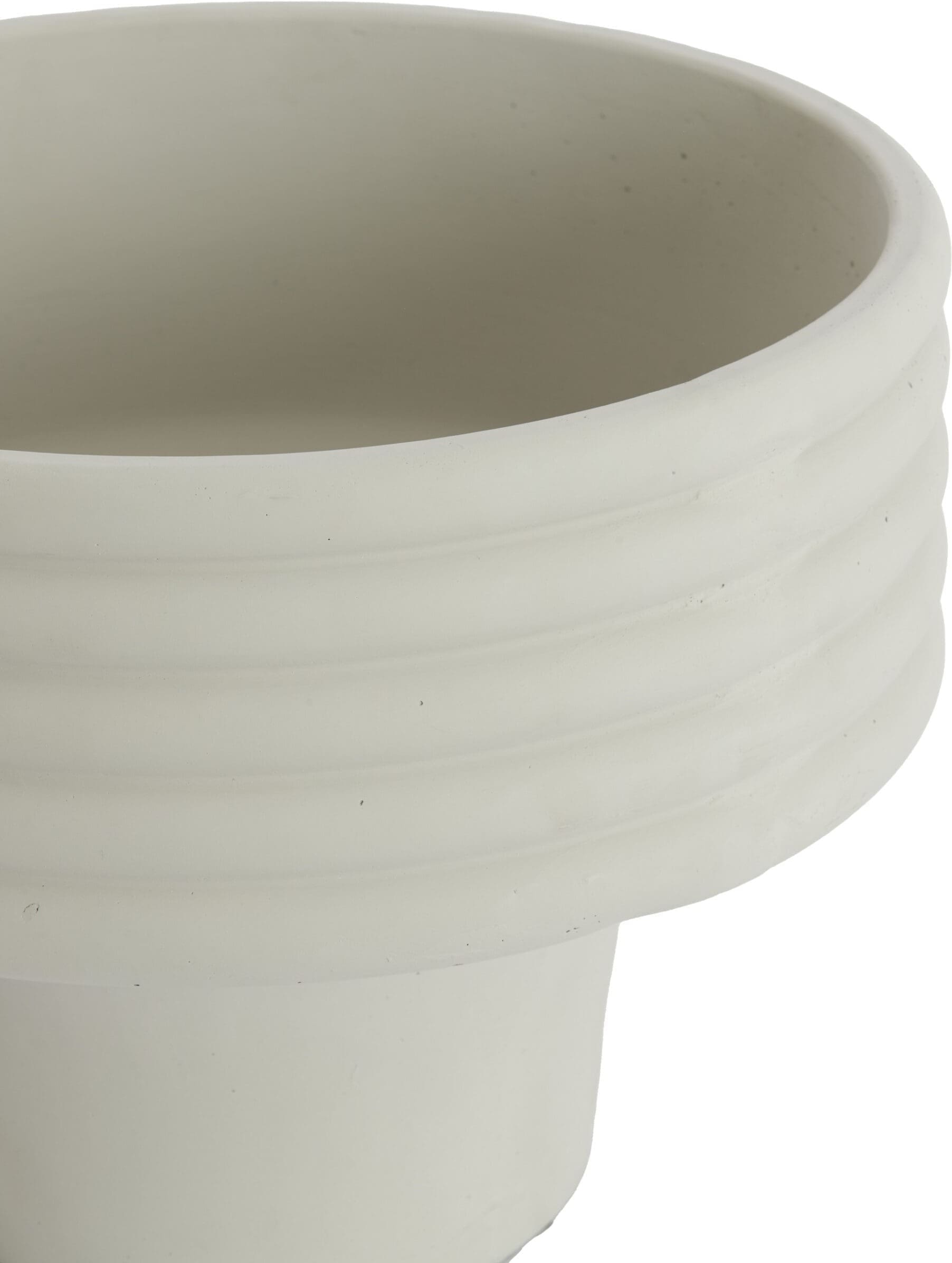 Light & Living Vaas Sylva - keramiek crème Wit Vaas
