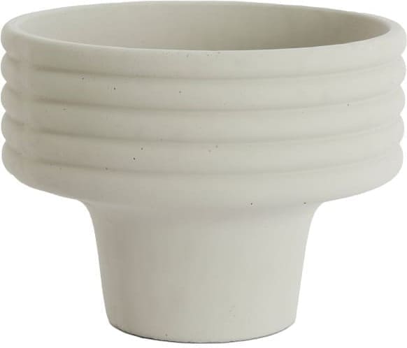 Light & Living Vaas Sylva - keramiek crème Wit Vaas