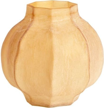 Light & Living Vaas Tejeda - glas mat amber Oranje Vaas