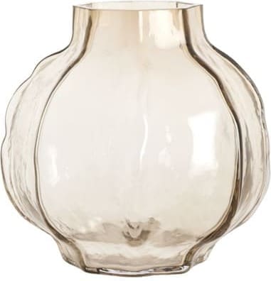 Light & Living Vaas Tejeda - glas transparant licht bruin Bruin Vaas