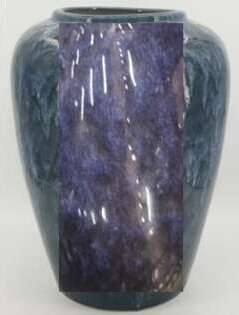 Light & Living Vaas Valeria - keramiek blauw-paars Paars Vaas
