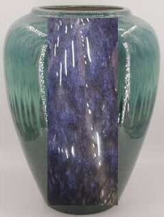 Light & Living Vaas Valeria - keramiek blauw-paars Paars Vaas