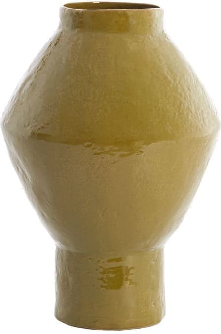 Light & Living Vaas Vasora - keramiek glans olijf groen Groen Vaas