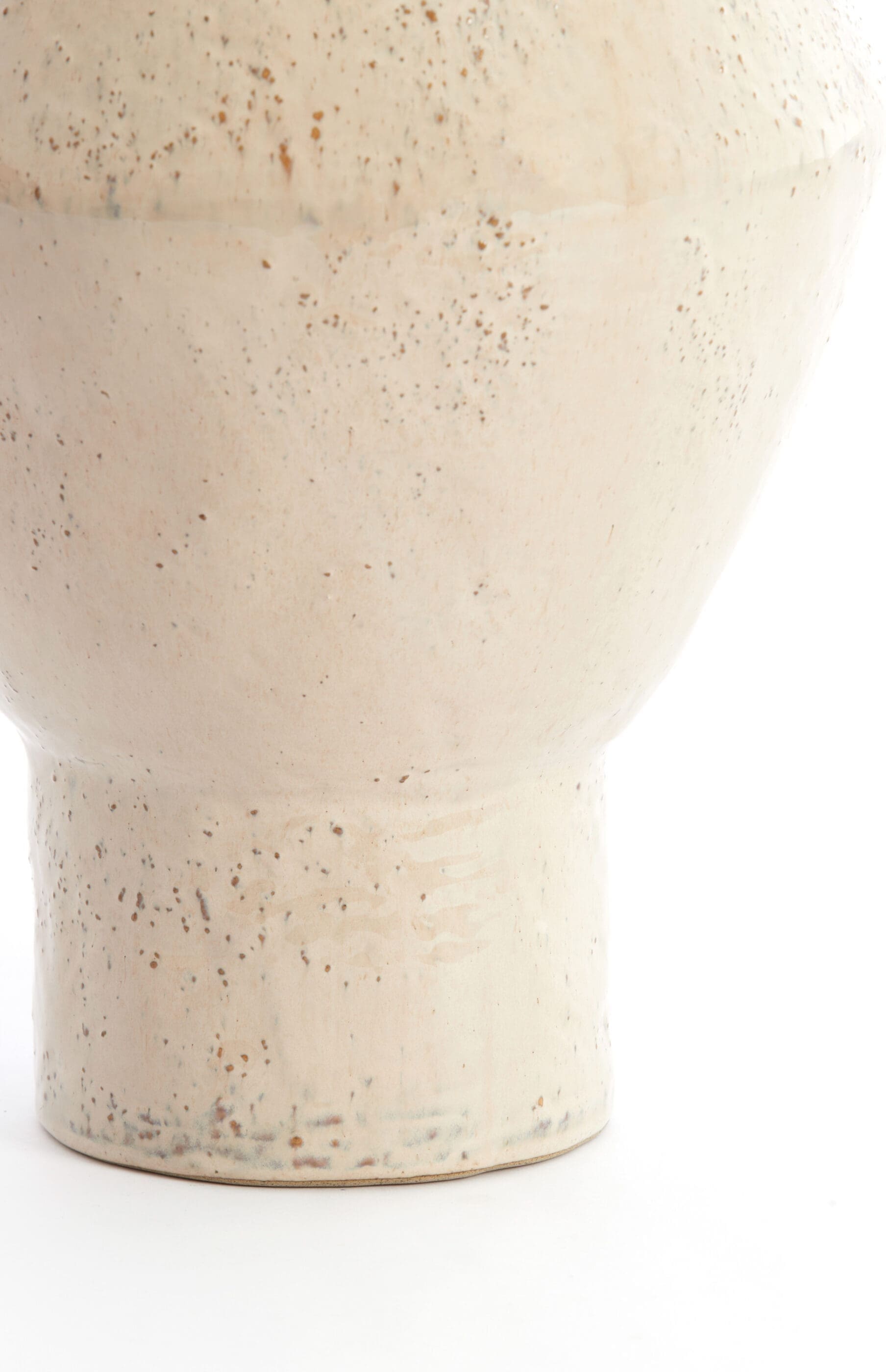 Light & Living Vaas Vasora - keramiek glans taupe Grijs Vaas